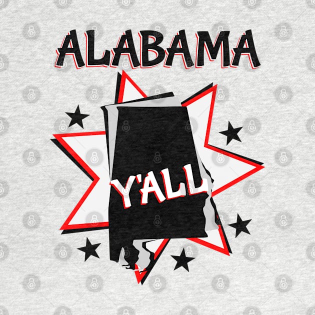 Alabama State Pride Y'all by mailboxdisco